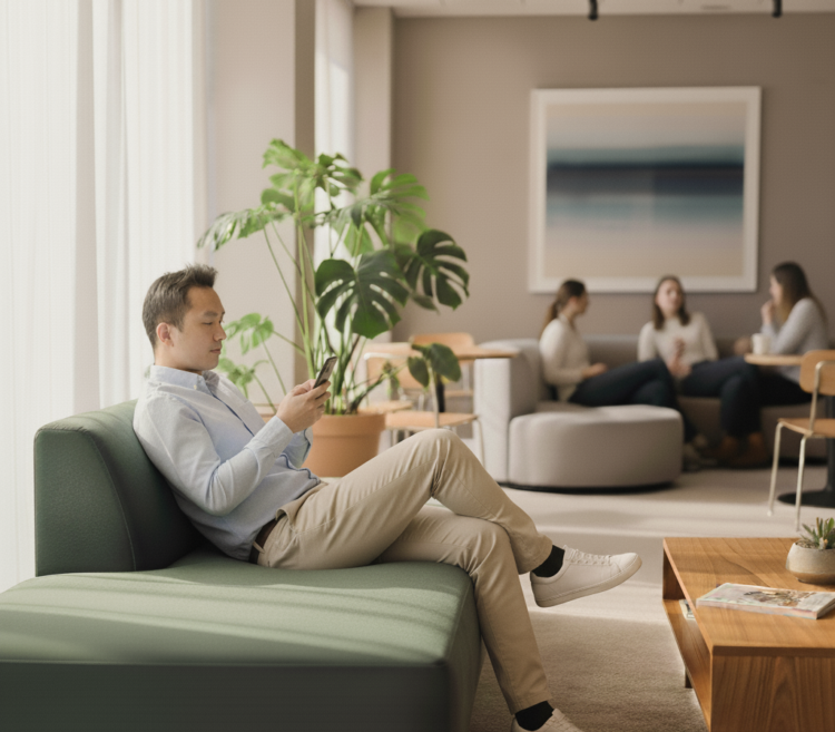 “働く”と“休む”の境界線をゆるめるーオン・オフの切り替えを助ける空間設計の工夫