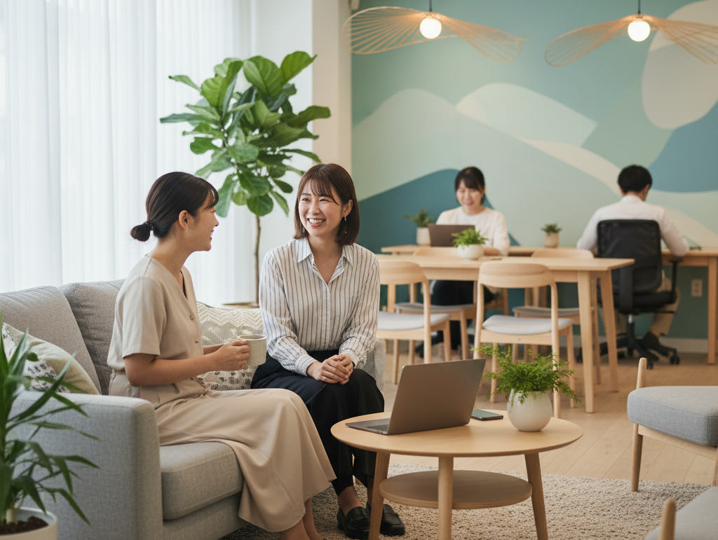 気分が揺らぐ日に支えになる空間-働く人の“波”に寄り添うオフィスの工夫