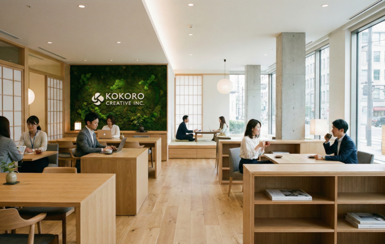 オフィスに込める想い―素材が伝えるブランドの姿勢