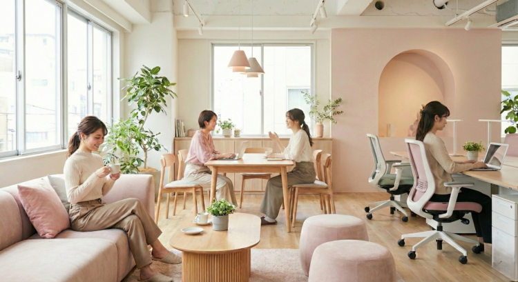 女性らしいデザインがもたらすオフィスのメリット