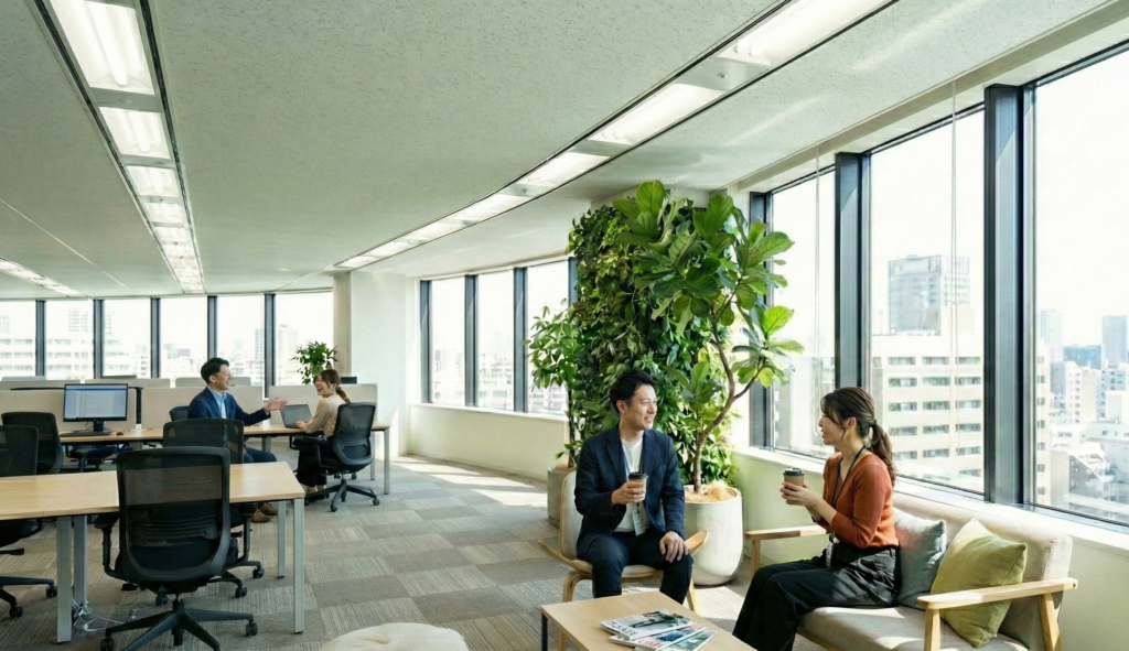 緑があるだけで、会話が増える ― コミュニケーションを生む自然なきっかけ ―