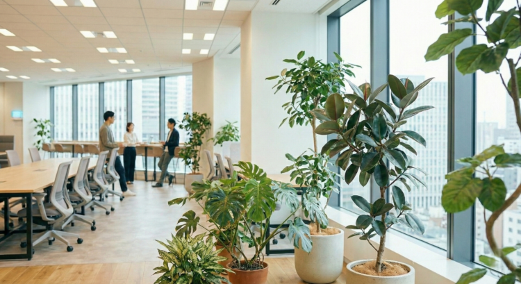 オフィスに植物を置くなら、本物？フェイク？迷わないための基礎知識
